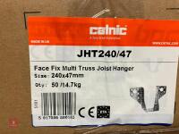 150 X 47MM MULTI-TRUSS JOIST HANGERS - 2