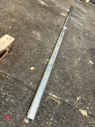 3M GALVANISED DOOR RUNNER/CHANNEL