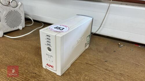 APC CS650 BACK-UPS POWER SUPPLY