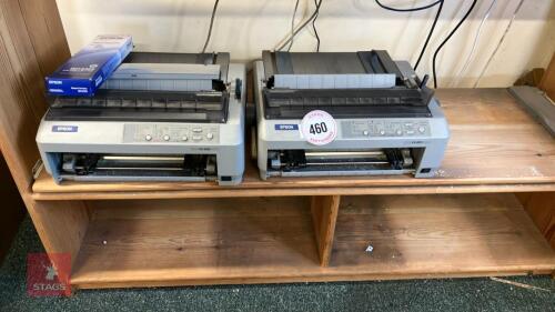 2 EPSON FX-890 CARTRIDGE PRINTERS