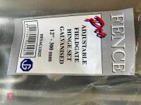 2 ADJUSTABLE FIELD GATE HINGE SET - 3