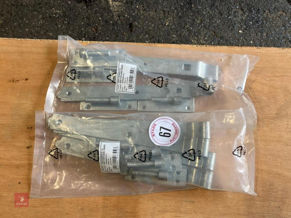 2 X 14'' HOOK & BAND CRANKED HANGERS