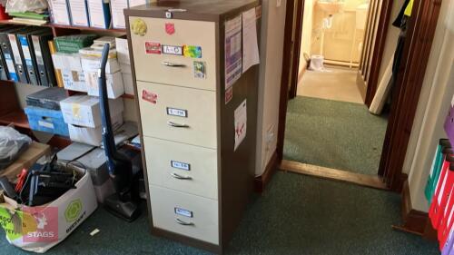 4 DRAWER METAL FILING CABINET