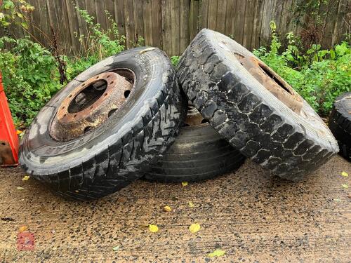 3 X 295/80 R22.5 LORRY TYRES