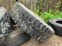3 X 295/80 R22.5 LORRY TYRES - 12