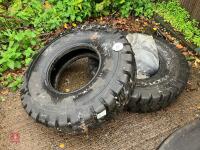 2 X 8.25-15 FORKLIFT TYRES - 2