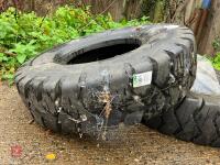2 X 8.25-15 FORKLIFT TYRES - 4