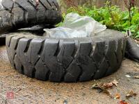 2 X 8.25-15 FORKLIFT TYRES - 6