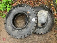 2 X 8.25-15 FORKLIFT TYRES - 7