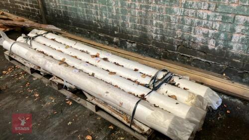 ROLL OF HD WHITE PLASTIC COATED FABRIC