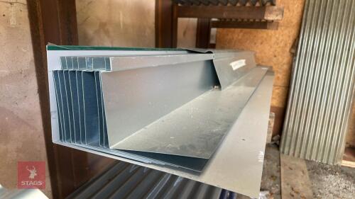 10 X GALVANISED CORNER BARGE BOARDS