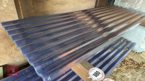 5 X 6' CORRUGATED CLEAR SHEETS