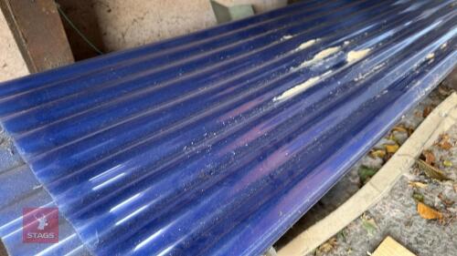 5 X 10' CORRUGATED CLEAR SHEETS