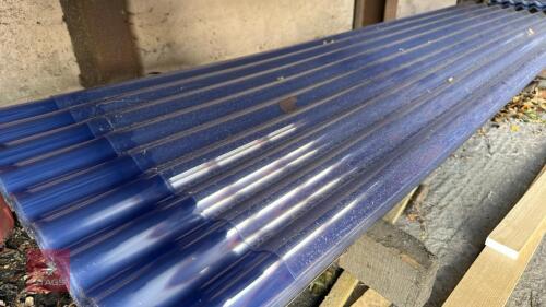 5 X 8' CORRUGATED CLEAR SHEETS