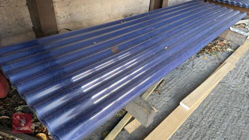 5 X 8' CORRUGATED CLEAR SHEETS