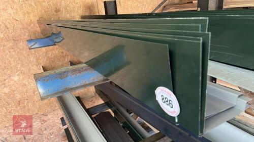 6 X 3M GREEN FLASHING SHEETS