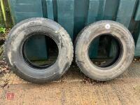 2 X 295 80R 22.5 LORRY TYRES - 2
