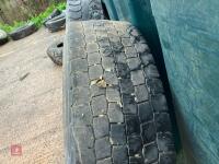 2 X 295 80R 22.5 LORRY TYRES - 4