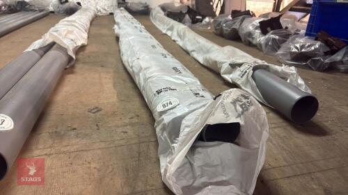 2 BRETT MARTIN 4M LONG DOWNSPOUT