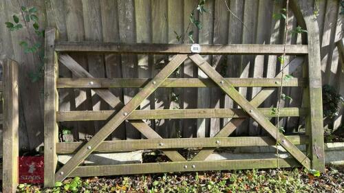1 X 7' GUNSTOCK GATE