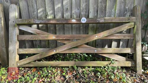 1 X 6' WOODEN GATE