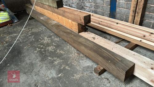 5 TIMBER POSTS