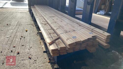40 X 5.1M REDWOOD LOGLAP CLAPPING