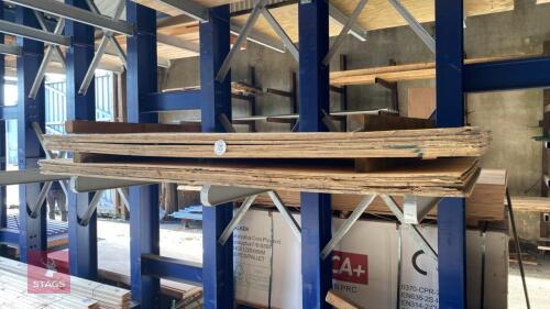 13 MIXED PLYBOARD SHEETS