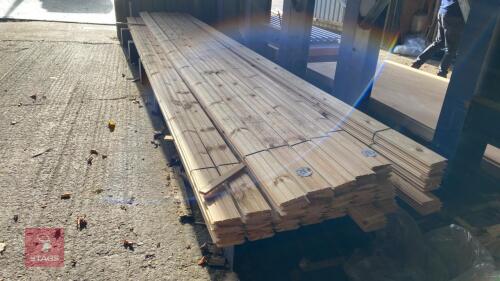 40 X 5.1M REDWOOD LOGLAP CLAPPING