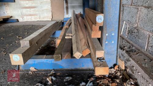 QTY OF MIXED TIMBER RAILS