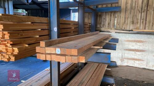 17 X 3.75M TIMBER POSTS