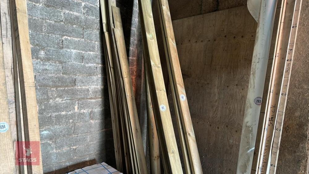 22 MIXED LENGTHS OF TONGUE & GROOVE
