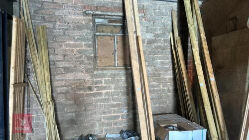 3 X OAK RAILS/POSTS