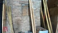 3 X OAK RAILS/POSTS