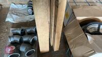 3 X OAK RAILS/POSTS - 2