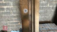 3 X OAK RAILS/POSTS - 3