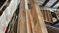 3 X OAK RAILS/POSTS - 11