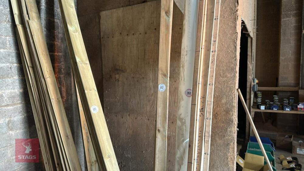 2 X 4.8M TIMBER RAILS