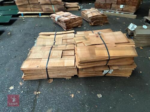 7 PACKS OF WESTERN RED CEDAR SHINGLES