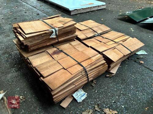 5 PACKS OF WESTERN RED CEDAR SHINGLES