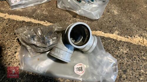 VARIOUS BRETT MARTIN 110MM PIPE FITTINGS