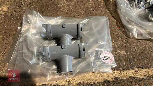2 BRETT MARTIN 112MM RUNNING OUTLET