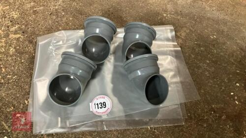 4 BRETT MARTIN 110MM DOWNSPOUT SHOES