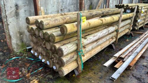 5 X 3.6M MACHINE ROUNDED POLES