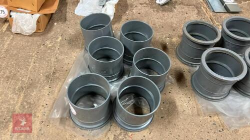 6 BRETT MARTIN 160MM PIPE JOINTS