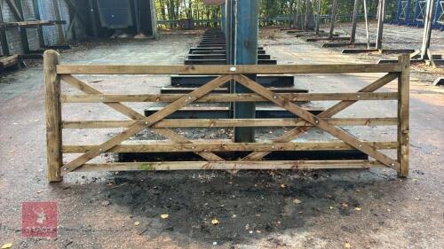 11' WOODEN TANALISED GATE