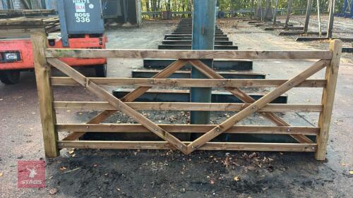 9' WOODEN TANALISED GATE
