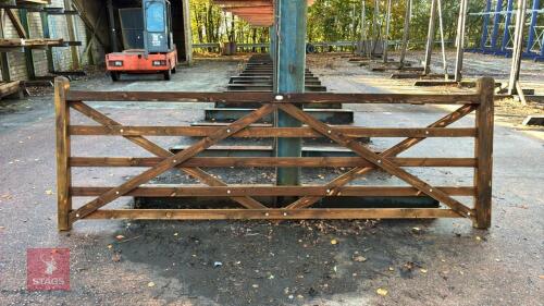 11' WOODEN TANALISED GATE