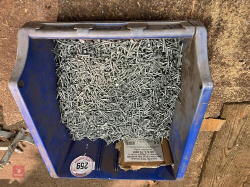 25KG OF 30 X 3.75MM SQUARE TWIST NAILS