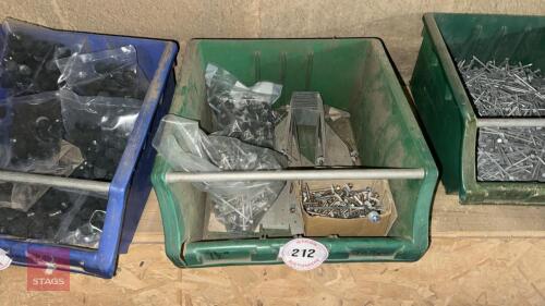 CRATE OF 130 HEX BOLTS